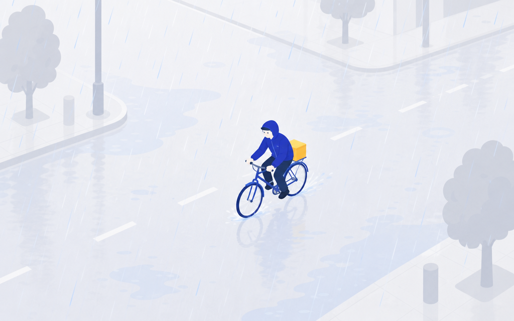 株式会社トキワ｜線状降水帯・ゲリラ豪雨という新語の登場を表すイラスト